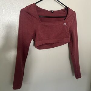Oner Active crop long sleeve Berry